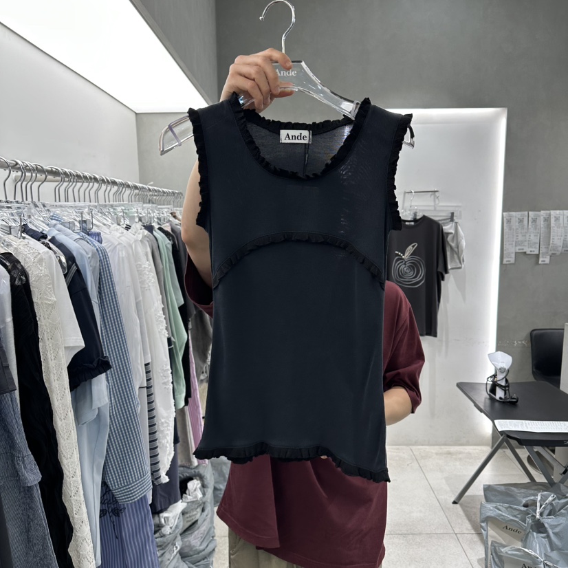 ANDE韓國代購女裝新款時尚推薦人氣熱賣26春夏休閑吊帶背心Ande吊帶/背心圖色3
