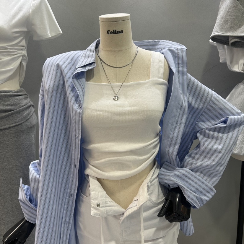 CELINA韓國代購女士新款熱賣職業推薦26春夏時尚吊帶背心CELI_NA吊帶/背心