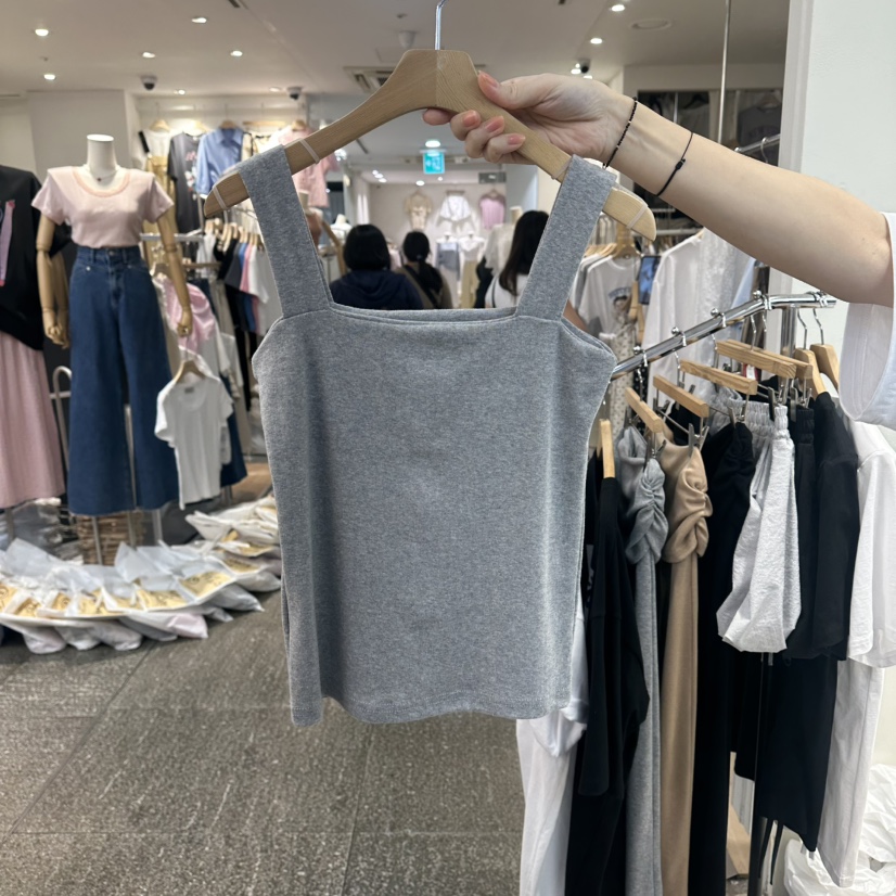 CELINA韓國代購女士新款熱賣職業推薦26春夏時尚吊帶背心CELI_NA吊帶/背心圖色2