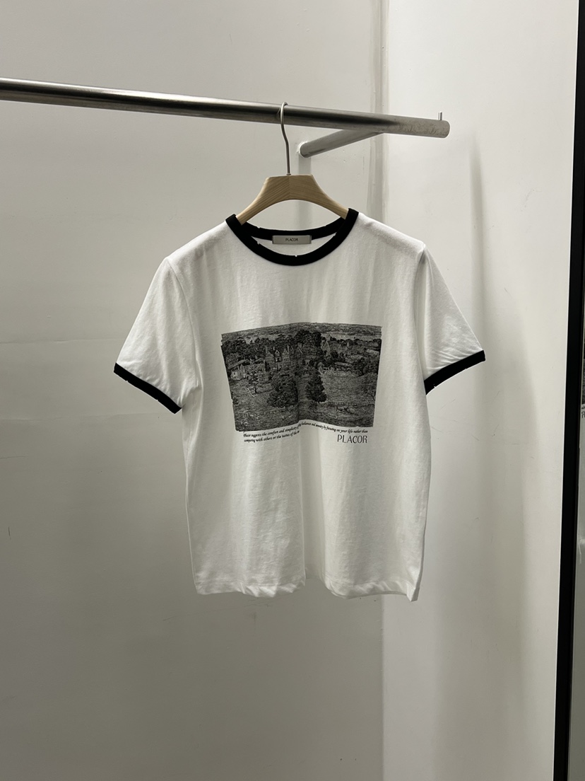 REGULARLY/PLACOR韓國東大門代購女裝新品人氣熱賣推薦T恤REGULARLY/PLACORT恤圖色1