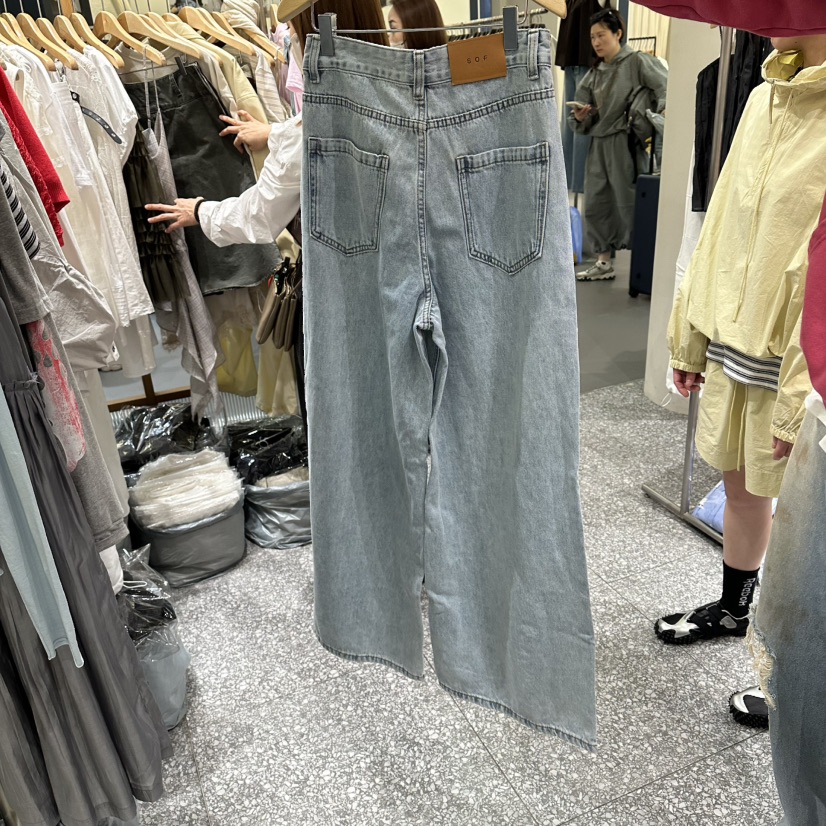SOF韓國直郵實拍女士新品熱賣休閑人氣26春夏時尚推薦牛仔褲SOF牛仔褲