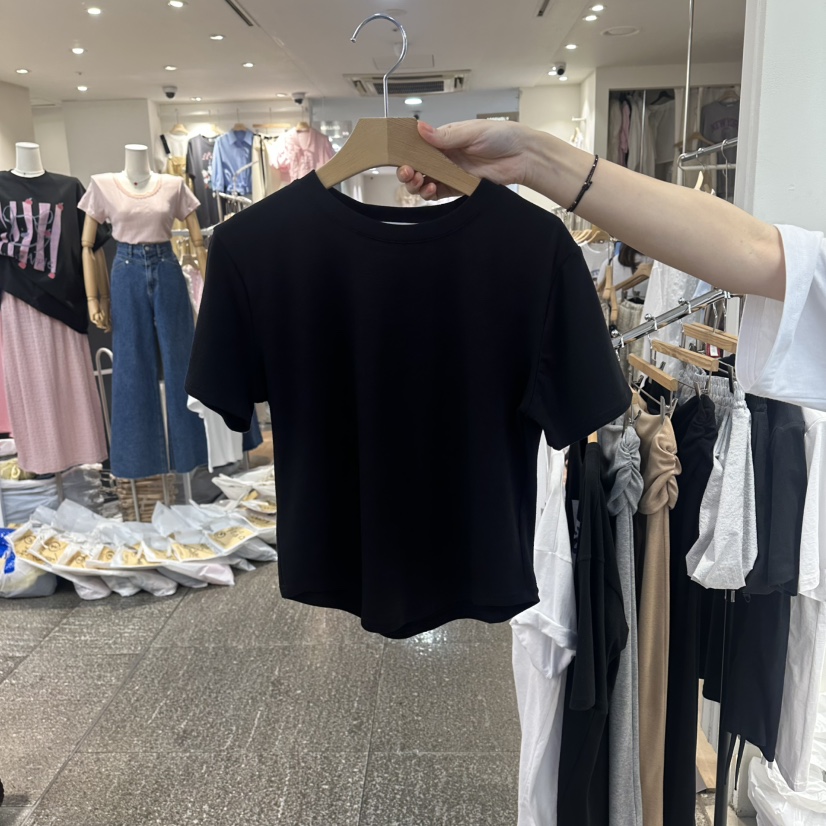 CELINA韓國直郵女裝新品推薦職業26春夏時尚人氣熱賣休閑T恤CELI_NAT恤圖色2