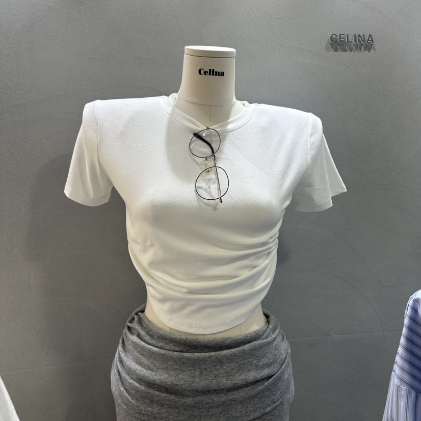 CELINA韓國直郵女裝新品推薦職業26春夏時尚人氣熱賣休閑T恤CELI_NAT恤圖色3