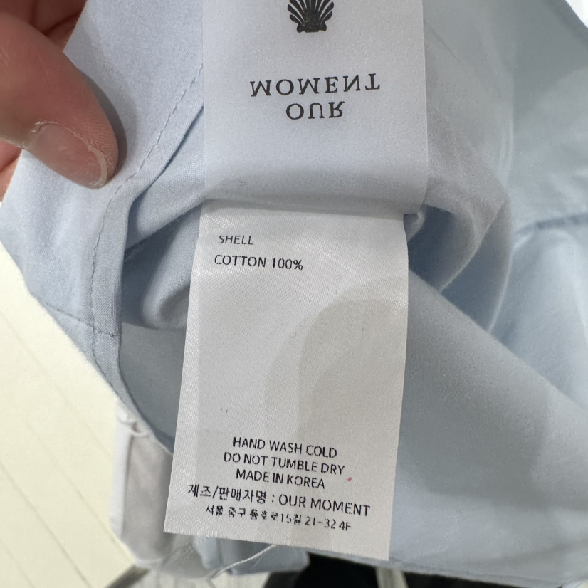 OURMOMENT韓國東大門直郵女士新品時尚推薦職業襯衫蕾絲衫OURMOMENT襯衫/蕾絲衫