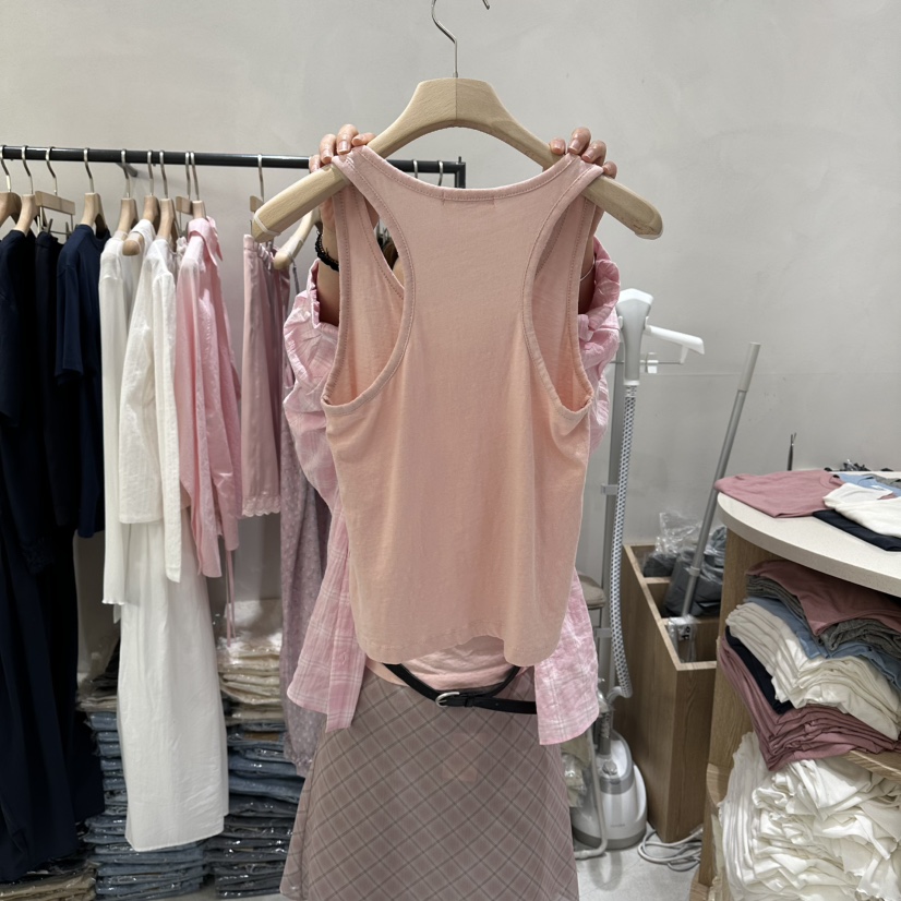 AURA韓國直郵女裝新品休閑推薦人氣熱賣職業時尚吊帶背心Au ra吊帶/背心