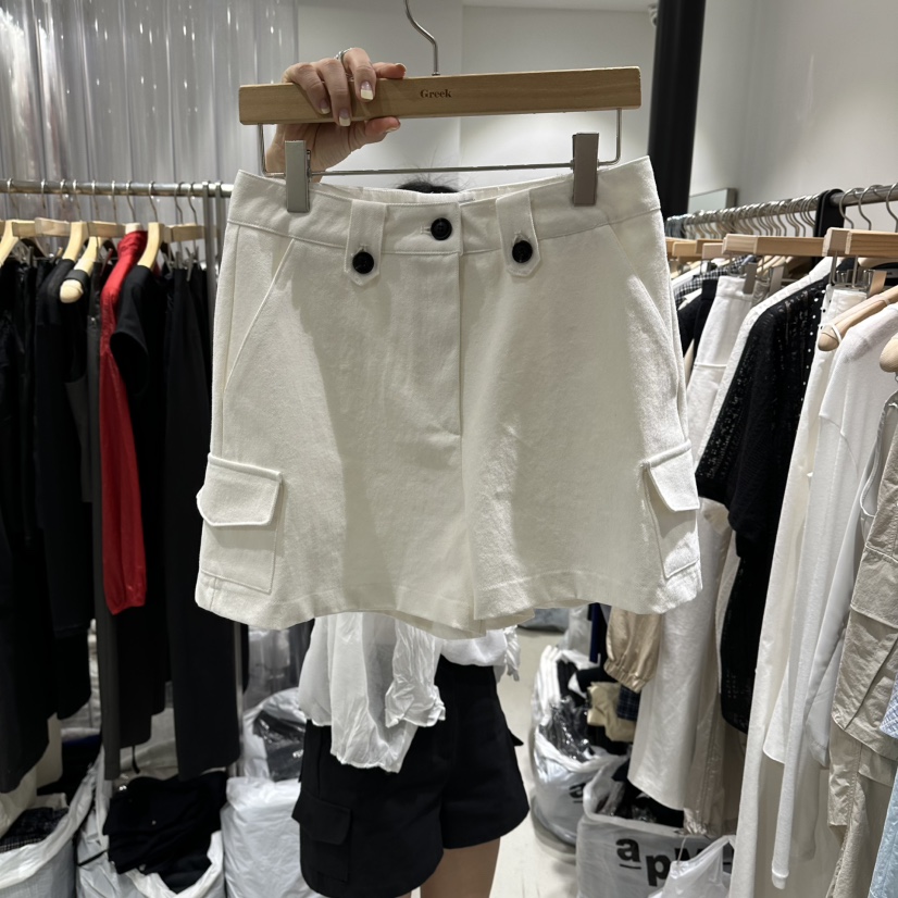 GREEK韓國直郵實拍女士新品人氣熱賣休閑26春夏時尚推薦短褲GREEK短褲圖色1