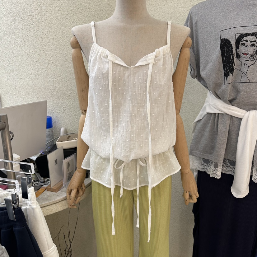 MAGOT韓國直郵女士新款熱賣推薦職業26春夏休閑時尚吊帶背心IIIΛGOT/MAGOT吊帶/背心圖色1