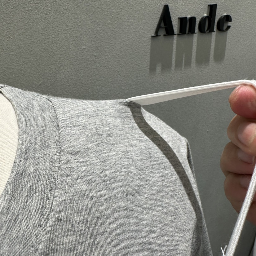 ANDE韓國直郵女士新款職業休閑時尚26春夏人氣熱賣T恤假兩件AndeT恤