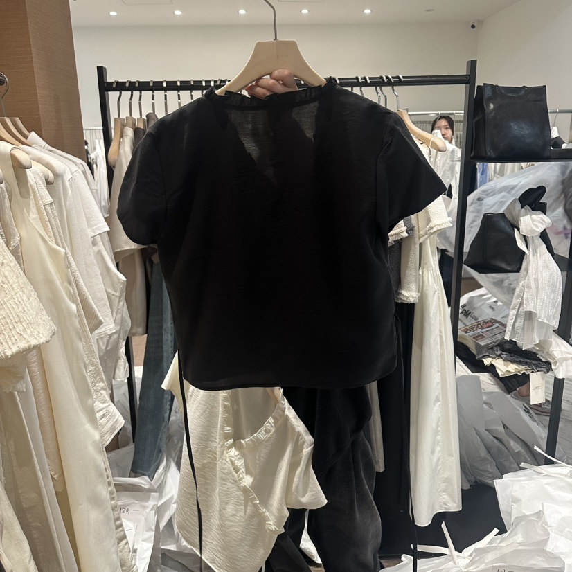 LE BUTTER韓國直郵實拍女士新品人氣職業熱賣襯衫蕾絲衫LE BUTTER襯衫/蕾絲衫