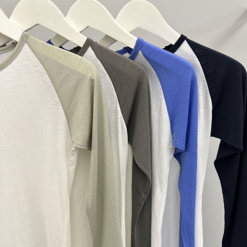 WATER/RIVER韓國直郵實拍女士新品推薦熱賣人氣長袖T恤撞色WATER/RIVER長袖T恤