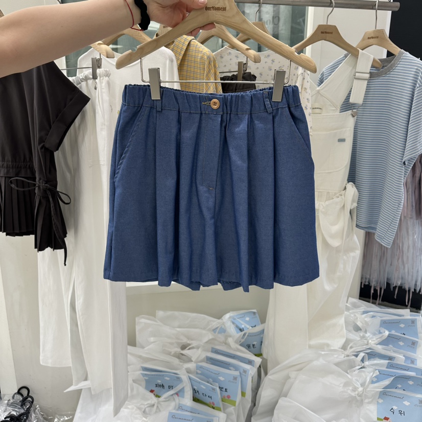 OURMOMENT韓國代購女士新品熱賣時尚26春夏休閑推薦人氣短褲OURMOMENT短褲圖色3