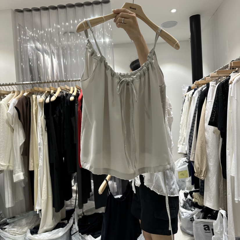 GREEK韓國直郵女士新品人氣26春夏休閑推薦熱賣職業吊帶背心GREEK吊帶/背心圖色1
