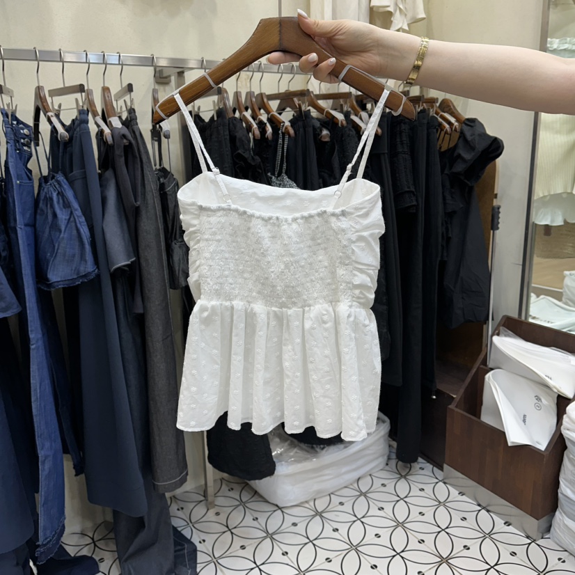 BAMBOLINA韓國直郵女士新品休閑26春夏熱賣時尚職業吊帶背心BAMBOLINA吊帶/背心