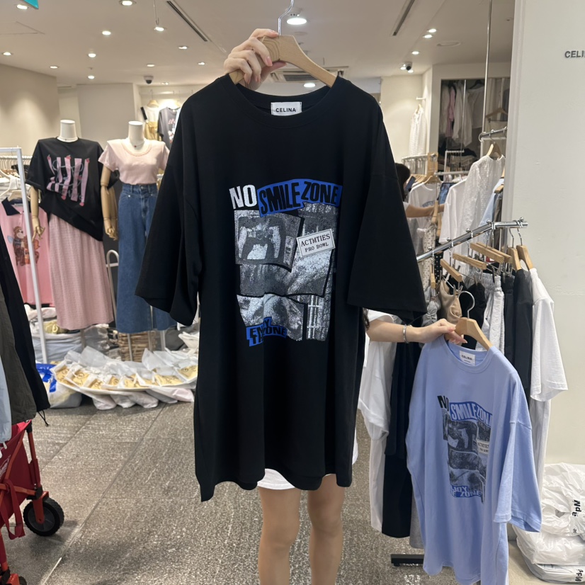 CELINA韓國直郵實拍女士新品26春夏人氣推薦休閑時尚熱賣T恤CELI_NAT恤圖色3