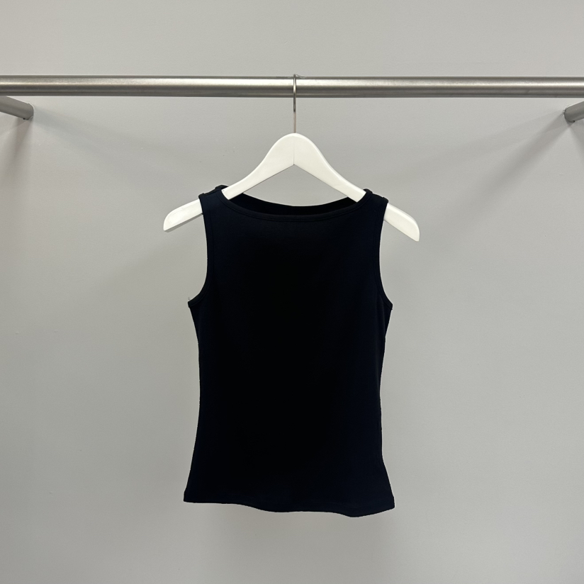 WATER/RIVER韓國東大門代購女裝新品推薦熱賣吊帶背心船領WATER/RIVER吊帶/背心圖色2