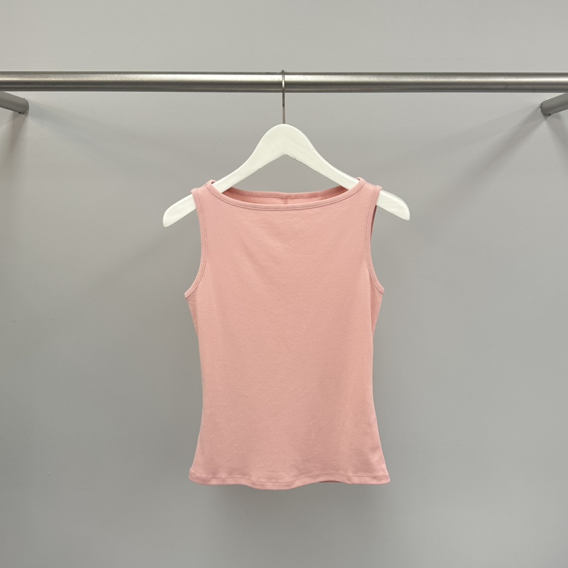 WATER/RIVER韓國東大門代購女裝新品推薦熱賣吊帶背心船領WATER/RIVER吊帶/背心圖色3