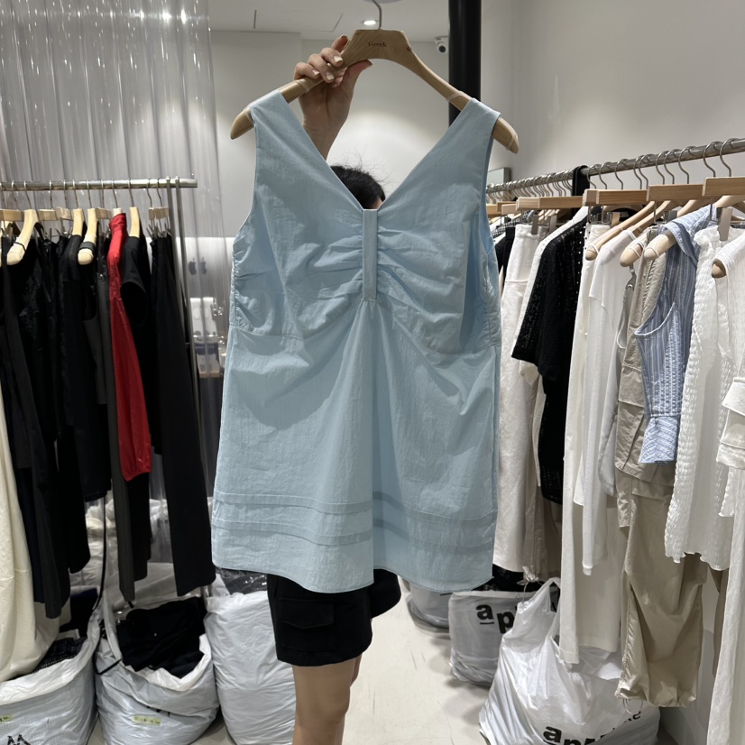 GREEK韓國東大門直郵女裝新款推薦26春夏休閑人氣襯衫蕾絲衫GREEK襯衫/蕾絲衫圖色2