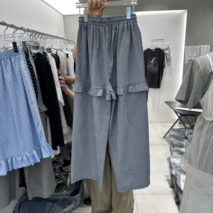 ANDE韓國代購女士新品熱賣時尚職業人氣推薦休閑26春夏休閑褲Ande休閑褲