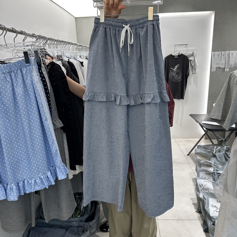 ANDE韓國代購女士新品熱賣時尚職業人氣推薦休閑26春夏休閑褲Ande休閑褲圖色2