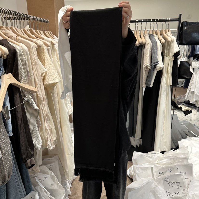 LE BUTTER韓國直郵實拍女裝新款推薦休閑人氣圍巾披肩圍巾LE BUTTER圍巾/披肩圖色2