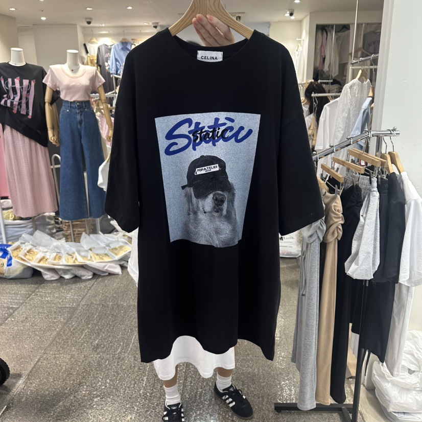 CELINA韓國東大門直郵女士新品人氣休閑推薦時尚熱賣職業T恤CELI_NAT恤圖色2