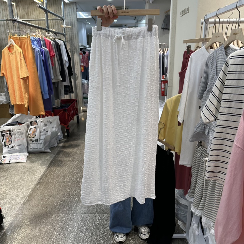 DELLING韓國東大門代購女士新品熱賣人氣26春夏休閑推薦長裙DELLING長裙圖色2