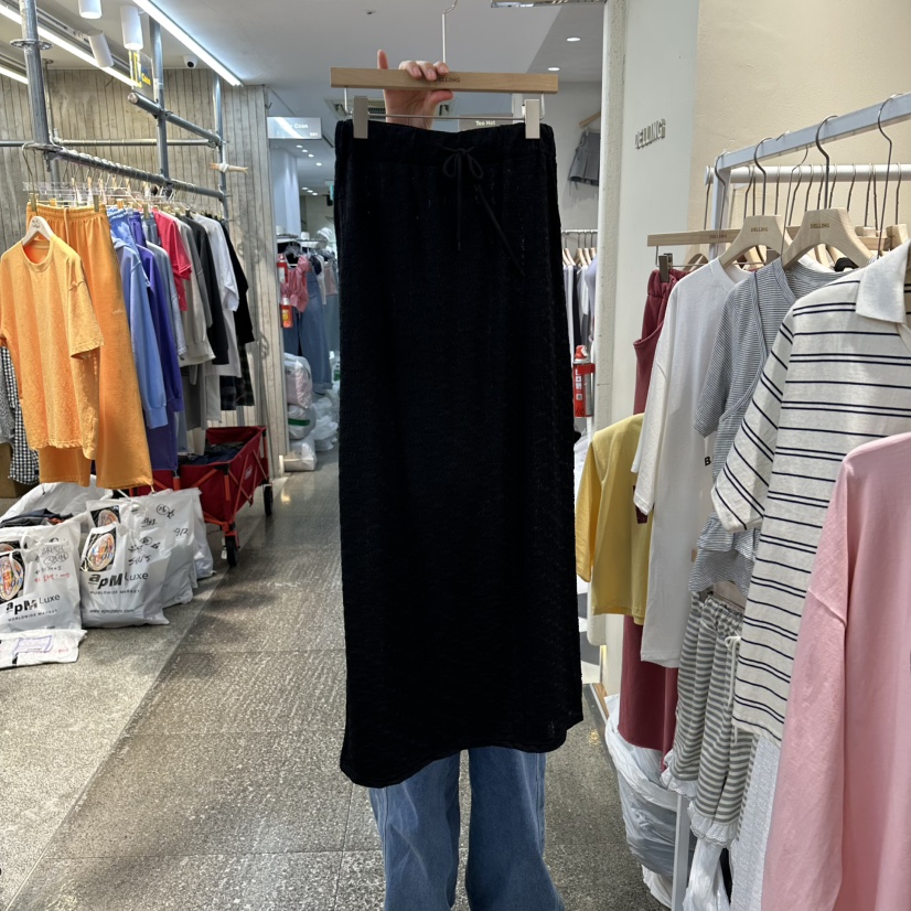 DELLING韓國東大門代購女士新品熱賣人氣26春夏休閑推薦長裙DELLING長裙圖色3