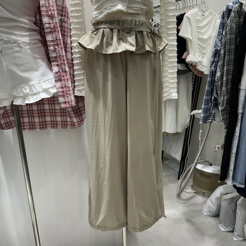 BAIE.38韓國東大門代購女士新品時尚休閑人氣休閑褲含腰帶BAIE.38休閑褲圖色2