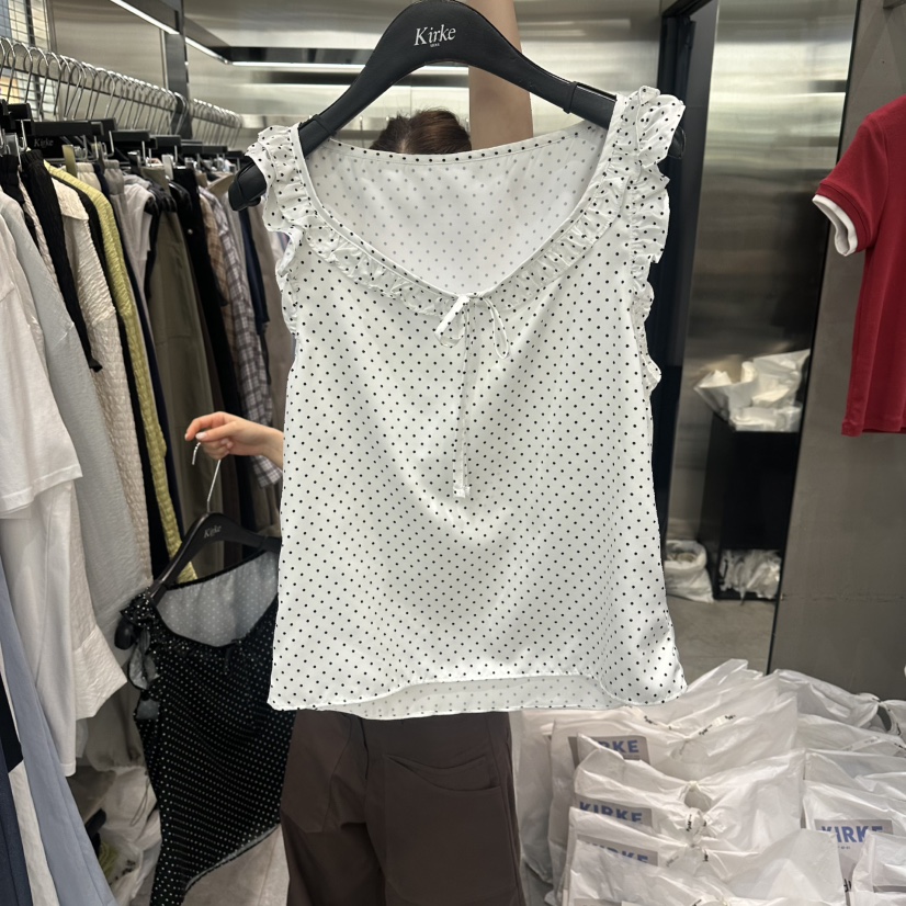 KIRKE韓國直郵實拍女士新款熱賣時尚休閑人氣26春夏吊帶背心KIRKE吊帶/背心圖色1