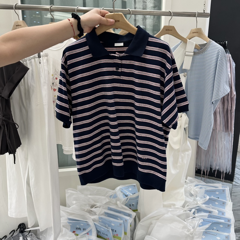 OURMOMENT韓國代購女士新款人氣職業時尚熱賣26春夏推薦T恤OURMOMENTT恤圖色2