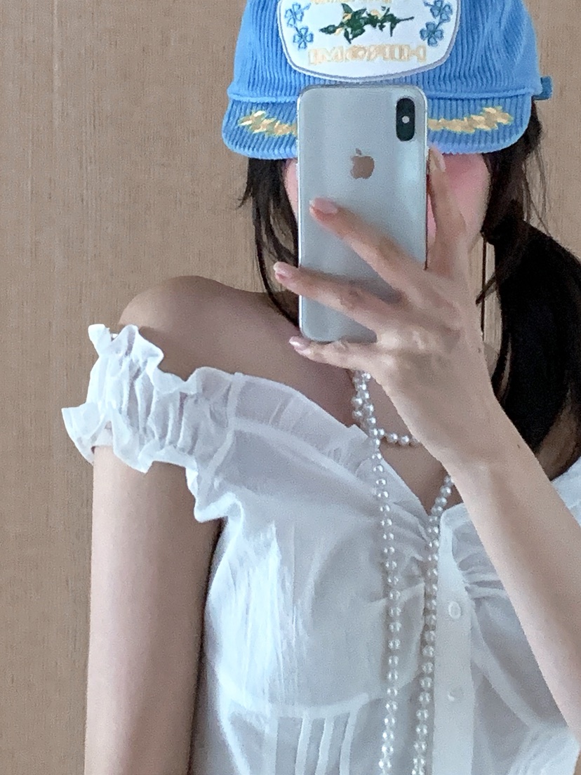 VERANDA韓國直郵實拍女裝新款職業推薦休閑襯衫蕾絲衫棉質VERANDA襯衫/蕾絲衫