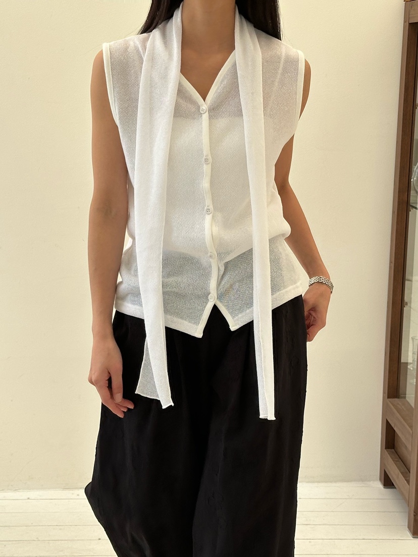 LE VASE韓國直郵女士新品人氣26春夏熱賣職業時尚馬甲圍巾LE VASE馬甲