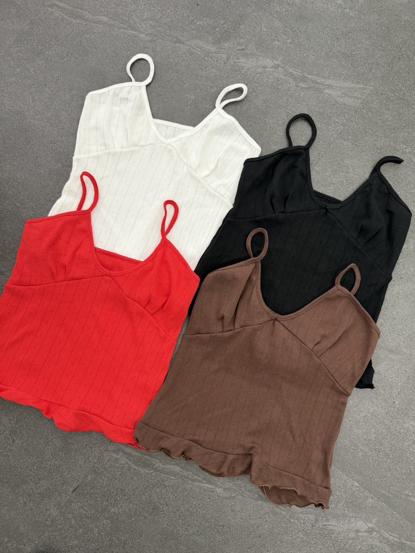 UNA/THE MAY韓國直郵女士新款熱賣職業26春夏推薦吊帶背心THEMAY/UNA吊帶/背心