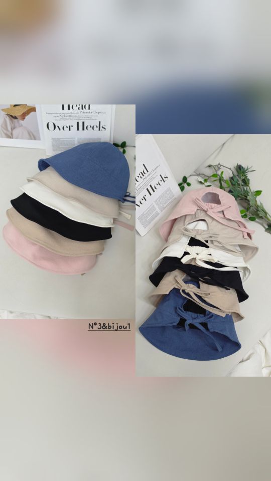 N3韓國直郵女士新款26春夏休閑推薦熱賣人氣職業帽子漁夫帽N3帽子