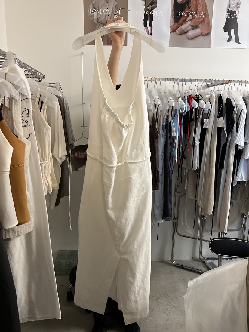 LONDON FLAT韓國東大門直郵女士新款推薦熱賣連衣裙含腰繩LONDON FLAT連衣裙