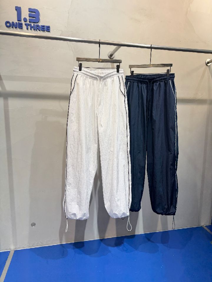 1.3韓國東大門代購女裝新品熱賣人氣推薦26春夏休閑褲條紋1.3休閑褲