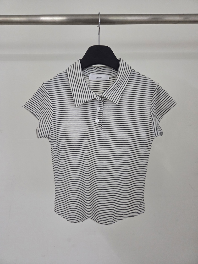 VERANDA韓國東大門直郵女士新款職業時尚熱賣26春夏人氣T恤VERANDAT恤圖色2