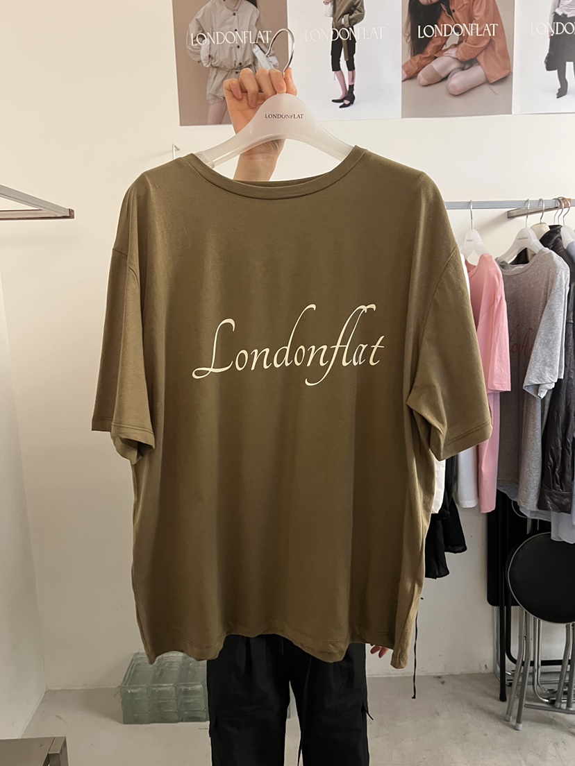 LONDON FLAT韓國東大門直郵女士新款休閑熱賣人氣26春夏T恤LONDON FLATT恤圖色3