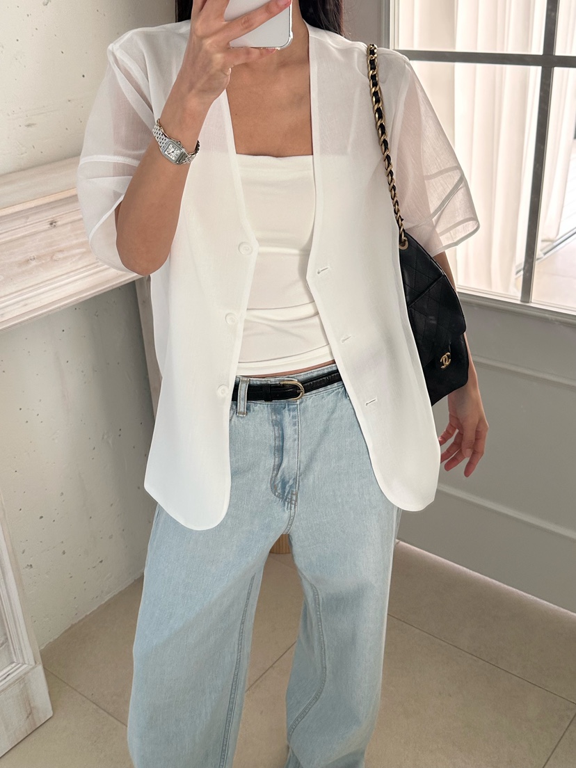 LE VASE韓國代購女士新品推薦熱賣人氣時尚休閑26春夏夾克LE VASE夾克