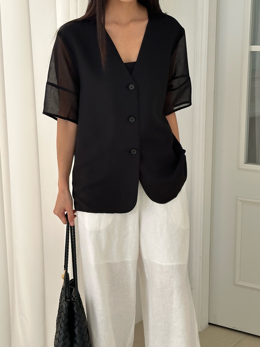 LE VASE韓國代購女士新品推薦熱賣人氣時尚休閑26春夏夾克LE VASE夾克圖色1