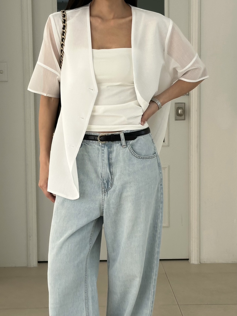 LE VASE韓國代購女士新品推薦熱賣人氣時尚休閑26春夏夾克LE VASE夾克圖色2