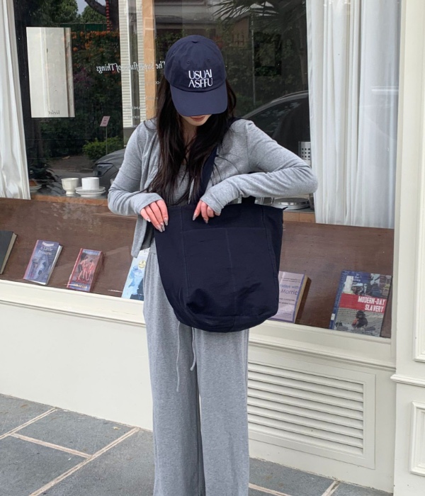 POSH BLUE韓國直郵女裝新款職業推薦休閑單肩斜跨包雙口袋POSH BLUE單肩/斜跨包