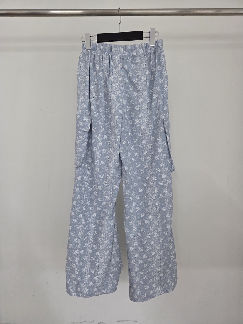 VERANDA韓國直郵女裝新品人氣26春夏時尚休閑推薦休閑褲小花VERANDA休閑褲