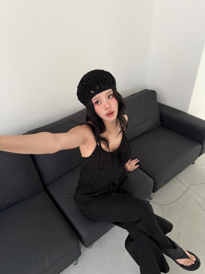 HEY/TO SEWING韓國東大門直郵女士新品推薦熱賣連體褲亞麻BY HEY/TO SEWING連體褲