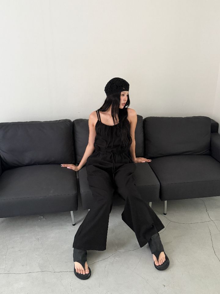 HEY/TO SEWING韓國東大門直郵女士新品推薦熱賣連體褲亞麻BY HEY/TO SEWING連體褲