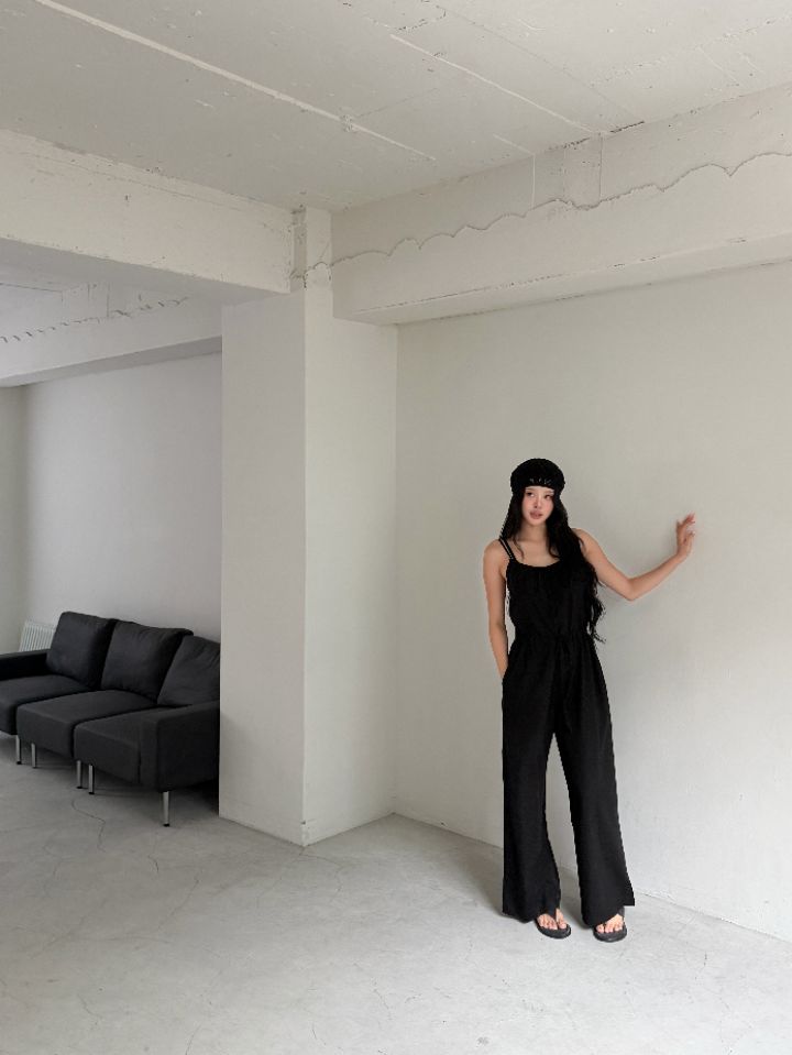 HEY/TO SEWING韓國東大門直郵女士新品推薦熱賣連體褲亞麻BY HEY/TO SEWING連體褲