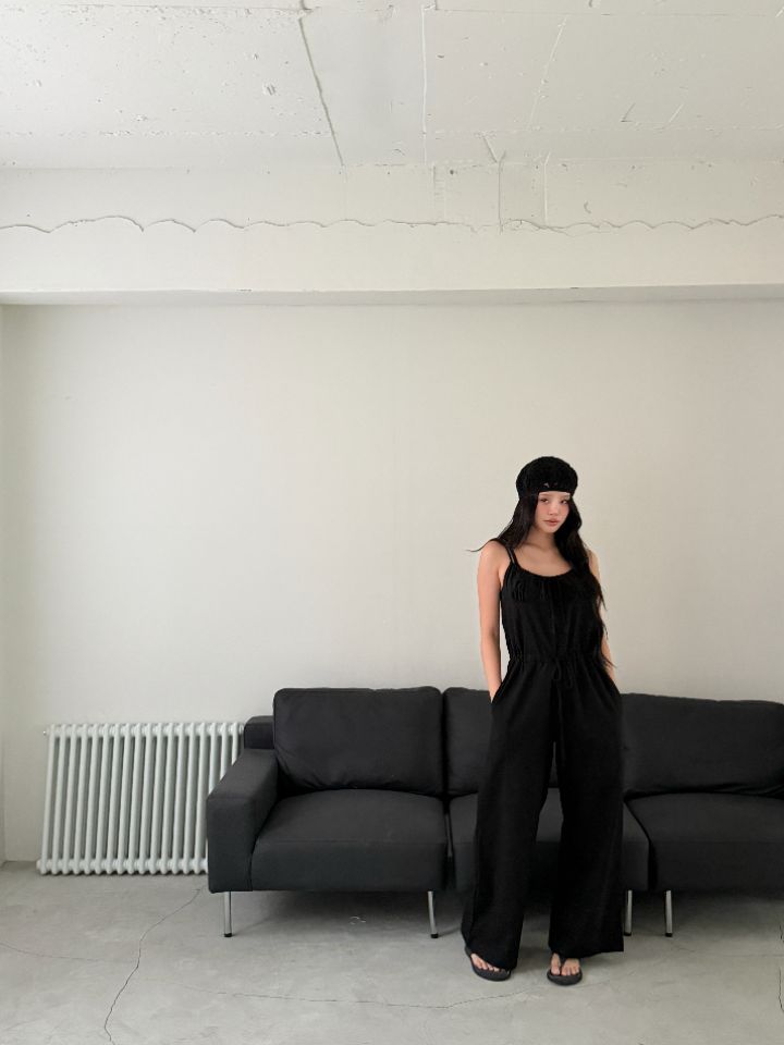 HEY/TO SEWING韓國東大門直郵女士新品推薦熱賣連體褲亞麻BY HEY/TO SEWING連體褲