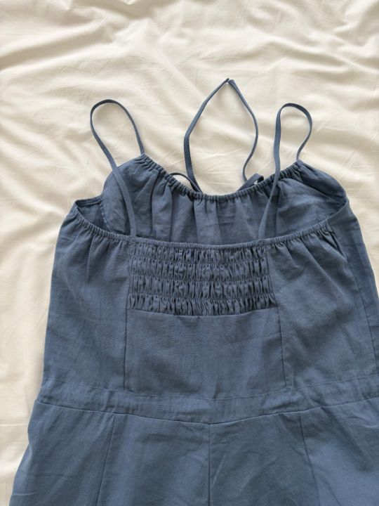 HEY/TO SEWING韓國東大門直郵女士新品推薦熱賣連體褲亞麻BY HEY/TO SEWING連體褲