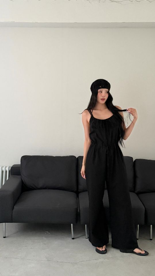 HEY/TO SEWING韓國東大門直郵女士新品推薦熱賣連體褲亞麻BY HEY/TO SEWING連體褲圖色2