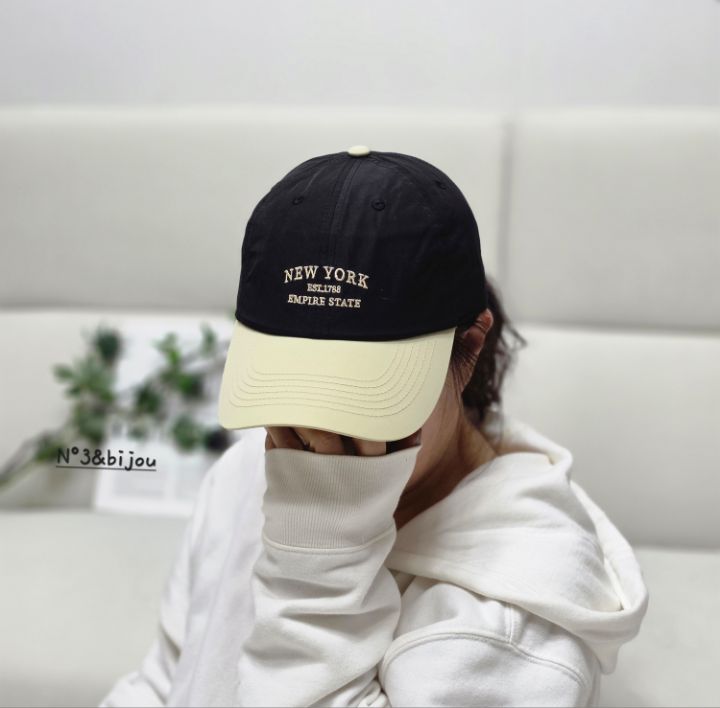 N3韓國東大門代購女士新款人氣休閑推薦職業熱賣帽子撞色N3帽子